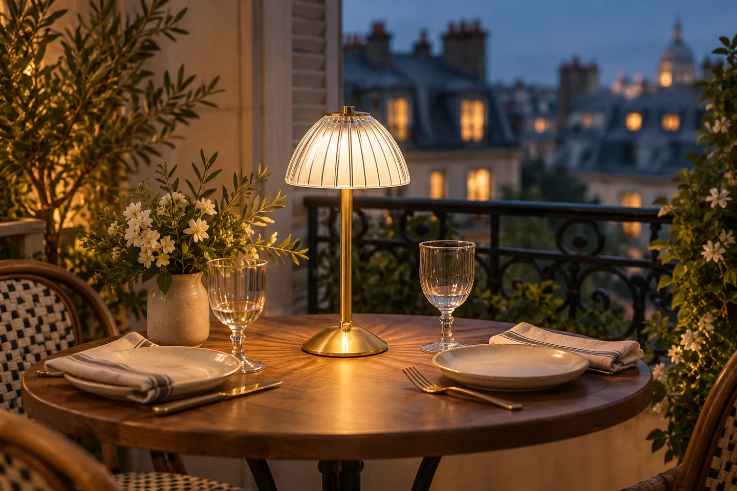 Éclairer un balcon sans prise, tout simplement